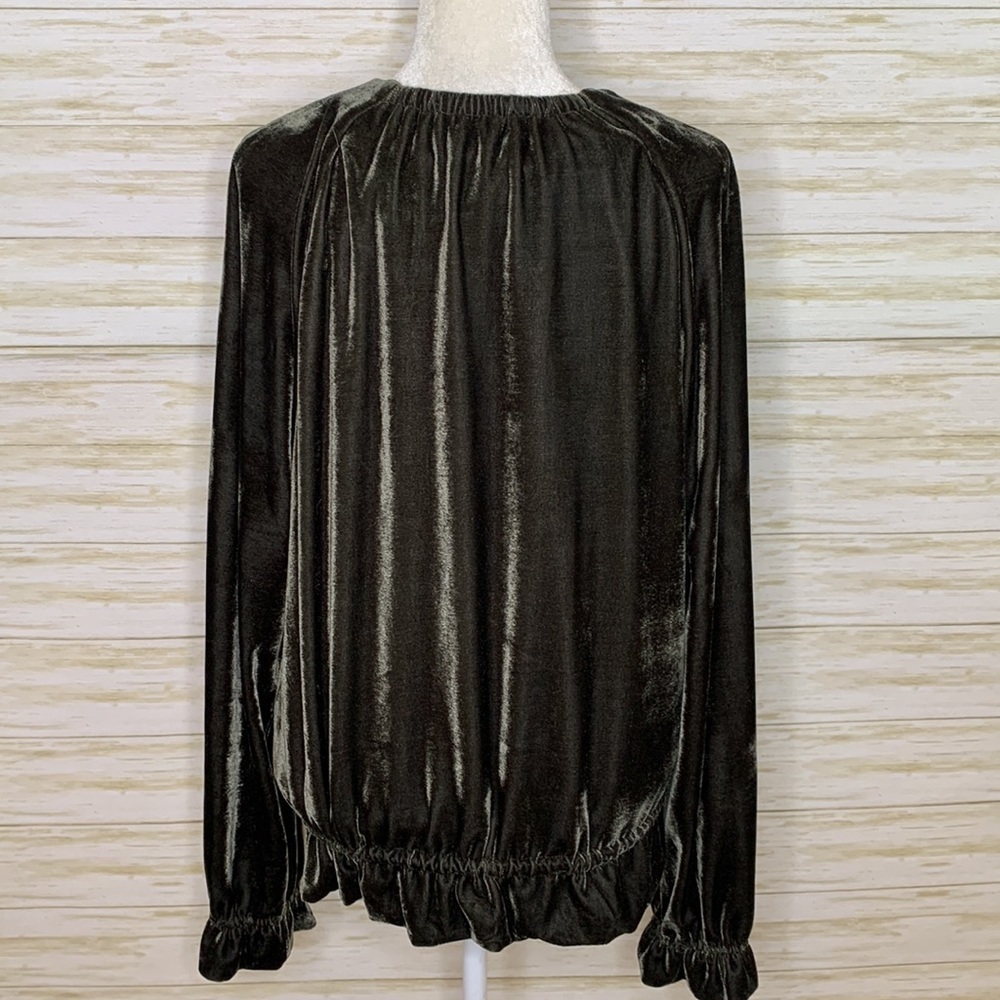 Umgee Velvet Zip Front Jacket - Picture 6 of 8